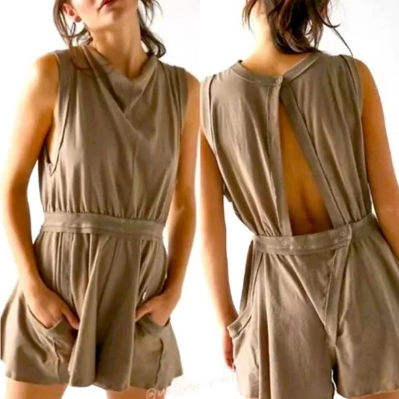 Free People Intimately Summer Slumbers Romper - Picture 1 of 9